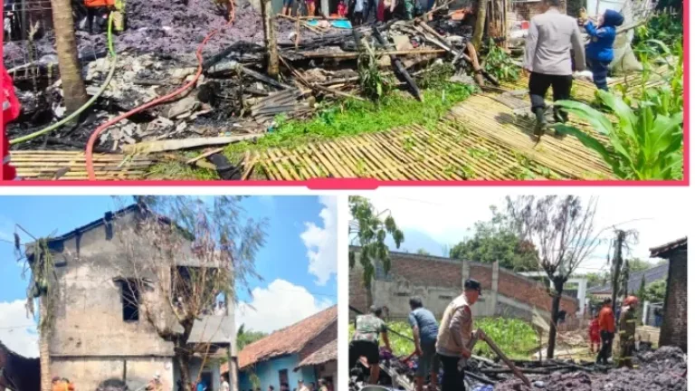 Gudang Produksi Surpet Di Banyuresmi Ludes Terbakar, Kerugian Mencapai 100 Juta
