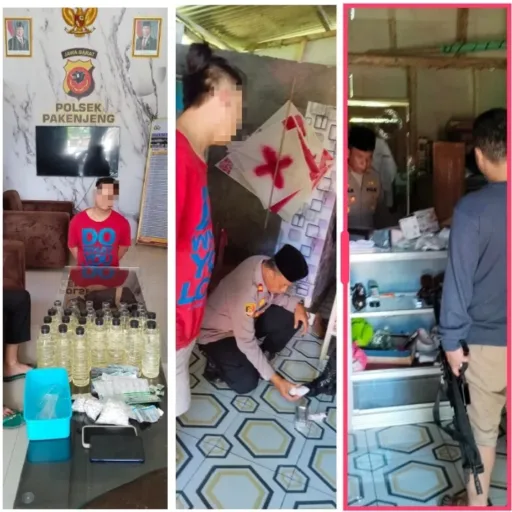 Polres Garut Bekuk Pelaku Penganiayaan, Temukan Ratusan Obat Terlarang Dan Miras