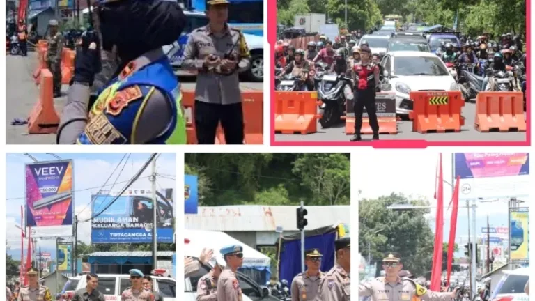 Kapolres Garut Cek Jalur, Pastikan Arus Lalu Lintas Lancar