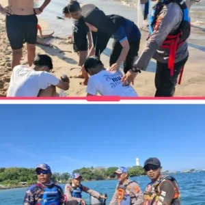 Aksi Heroik Polisi Selamatkan 4 Wisatawan Terseret Ombak Di Pantai Karangpapak