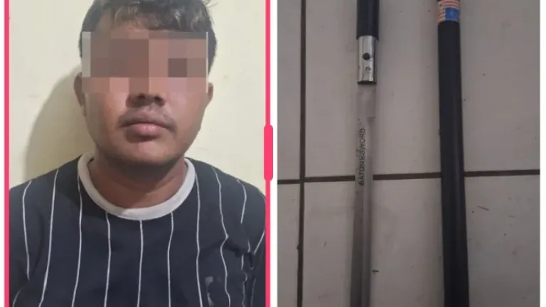 Patroli KRYD Tengah Malam, Tim Sancang Amankan Pemuda Mabuk Bawa Sajam Di Garut Selatan