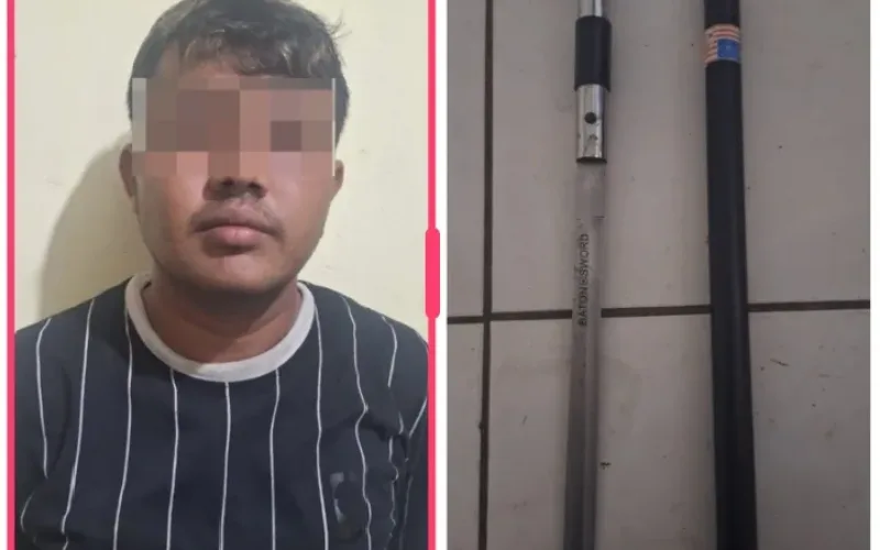 Patroli KRYD Tengah Malam, Tim Sancang Amankan Pemuda Mabuk Bawa Sajam Di Garut Selatan