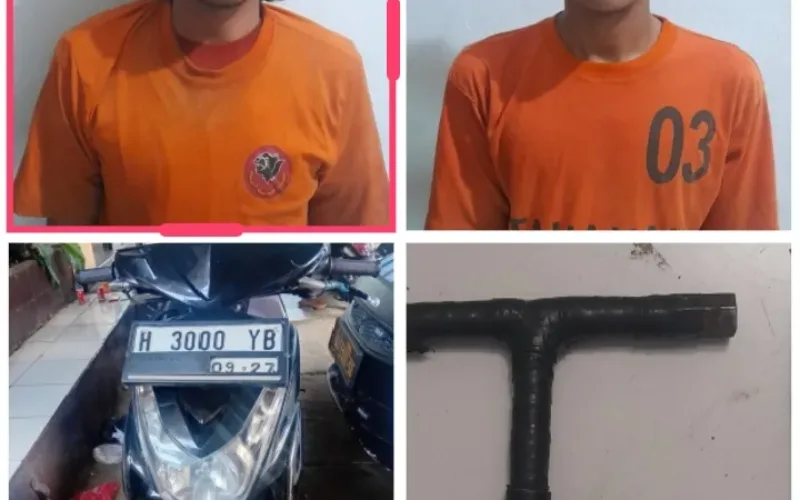 Gerak Cepat Polisi, Dua Pelaku Curanmor Di Malangbong Berhasil Diamankan, Motor Korban Kembali