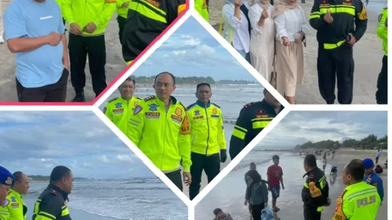 Kapolres Garut Dampingi Wakapolda Jabar Cek Jalur Selatan Hingga Patroli Pantai