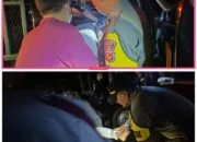 Polsek Cikelet Evakuasi Sopir Meninggal Di Dalam Kendaraan, Diduga Serangan Jantung