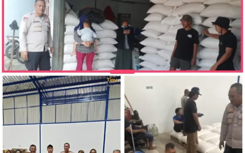 Dukung Ketahanan Pangan, Kapolsek Sukawening Kawal Serapan 21 Ton Jagung ke Gudang Bulog