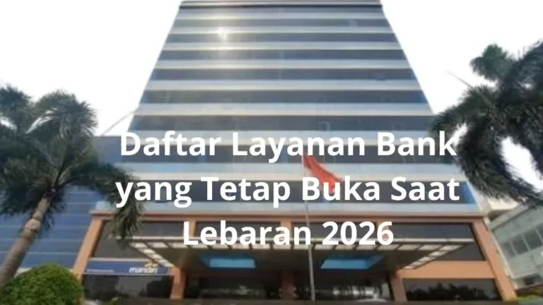 Daftar Layanan Bank yang Tetap Buka Saat Lebaran 2026
