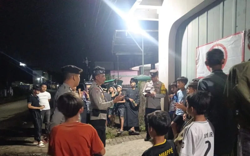 Respon Cepat Dumas WA Taros Kapolsek, Polsek Tarogong Kidul Tertibkan Petasan Di Malam Ramadhan