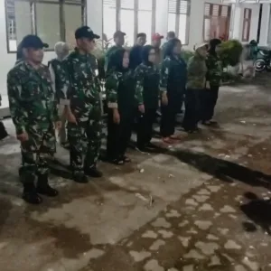 Koramil 1408-05/Mariso Gelar Patroli Bersama, Tingkatkan Keamanan Wilayah Hingga Dini Hari