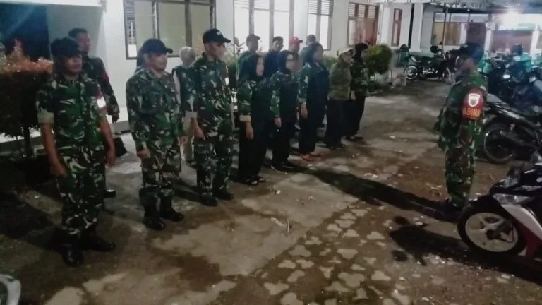 Koramil 1408-05/Mariso Gelar Patroli Bersama, Tingkatkan Keamanan Wilayah Hingga Dini Hari
