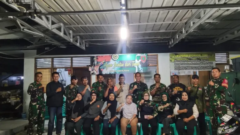 Koramil 1408-05/Mariso Gelar Patroli Bersama, Perkuat Sinergi Jaga Keamanan Wilayah