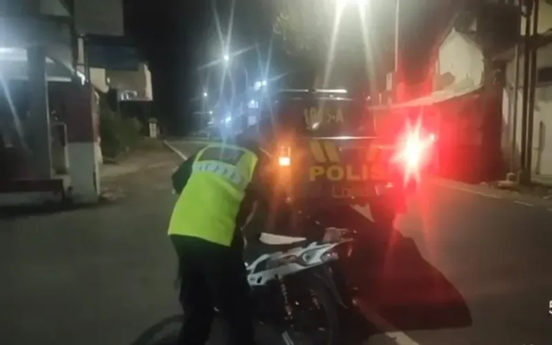 Quick Respon Polsek Wanaraja, Balapan Liar Di Sawah Lega Dibubarkan Dini Hari