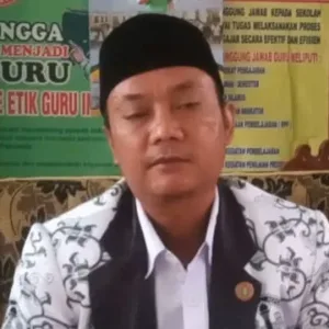 Ketua DPC PGRI Taraju Hadir Pembentukan Pengurus Ranting