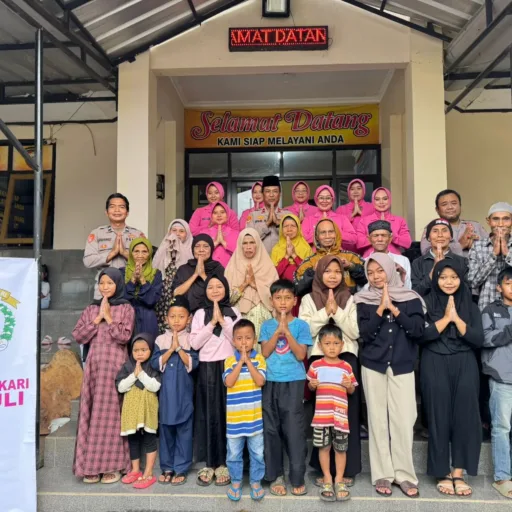Ramadhan Penuh Kepedulian, Polsek Banjarwangi Santuni Anak Yatim Dan Lansia