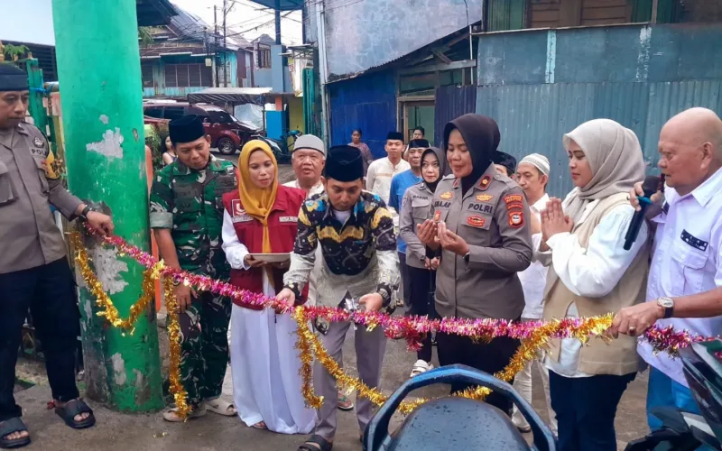 Peresmian Pagar Pintu 1 Dan 2 Tamaje’ne Karuwisi Utara Dirangkaikan Buka Puasa Bersama