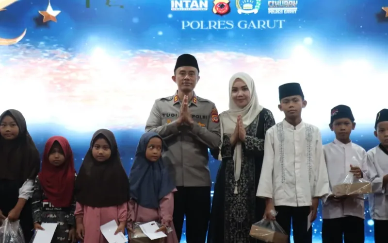 Peringatan Nuzulul Qur’an, Polres Garut Santuni Anak Yatim Dan Pererat Kebersamaan Lewat Buka Puasa Bersama