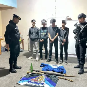 Patroli Sat Samapta Polres Garut Amankan Emat Pemuda Yang Hendak Perang Sarung Saat Patroli Dini Hari