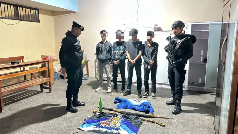 Patroli Sat Samapta Polres Garut Amankan Emat Pemuda Yang Hendak Perang Sarung Saat Patroli Dini Hari