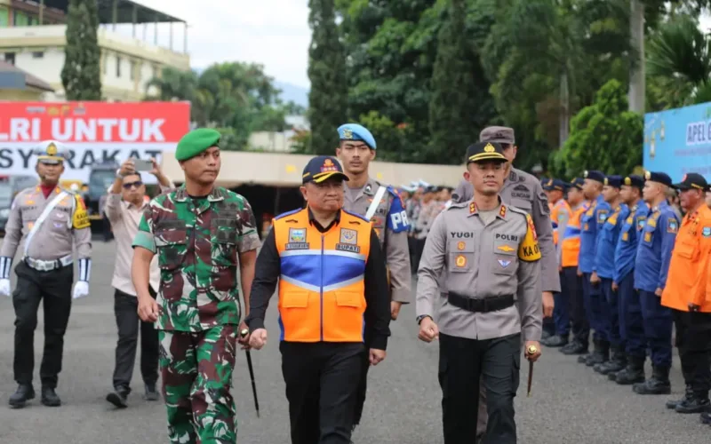 Ribuan Personel Gabungan Polres Garut Dan Instansi Amankan Arus Mudik Dan Wisata lebaran 2026