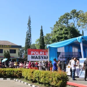 Ringankan Beban Masyarakat, Polres Garut Gelar Gerakan Pangan Murah