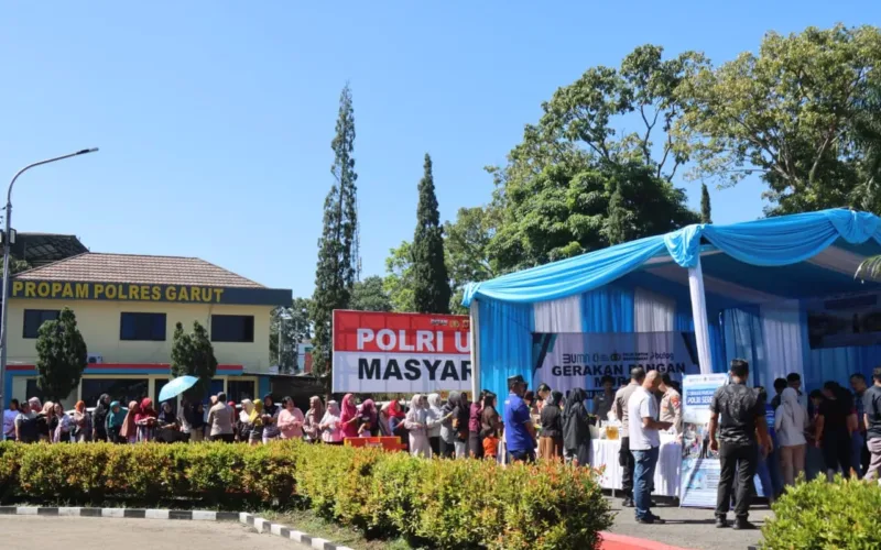 Ringankan Beban Masyarakat, Polres Garut Gelar Gerakan Pangan Murah