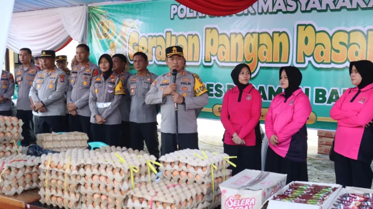 Menjelang Lebaran Hari Raya Idul Fitri 1447 H, Polres Pasaman Barat Gelar Gerakan Pasar Pangan Murah