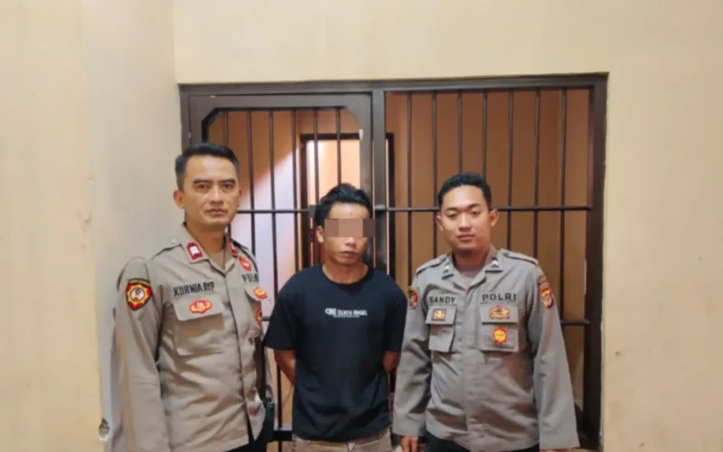 Polsek Bayongbong Amankan Pencuri Ayam Di Cigedug Yang Resahkan Warga
