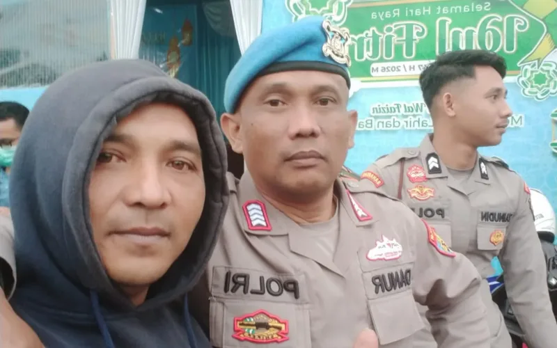 Giat Pengaturan Lalu Lintas Di Malangbong Berjalan Lancar, Dipimpin Kapolsek AKP Suarna