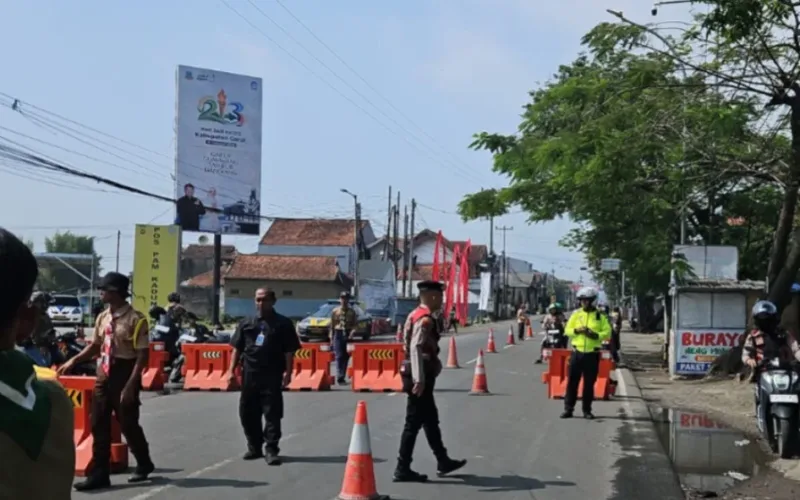 Polres Garut Laksanakan 9 Kali One Way, Antisipasi Lonjakan Arus Mudik