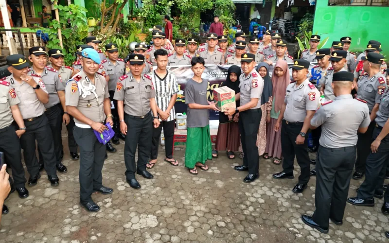 SIP Angkatan 55 Resimen Desaka Dhira Pradhipa Polda Sulsel Laksanakan Bakti Sosial di Panti Asuhan An-Nashar Makassar