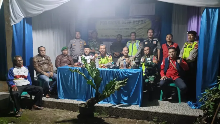 Aparat Gabungan Siaga, Pengamanan Malam Idul Fitri Di Pakenjeng Berjalan Aman Dan Kondusif