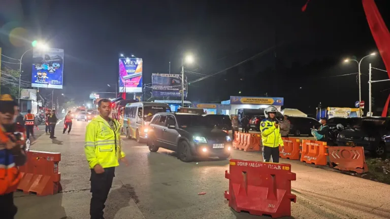 Rekayasa One Way Polres Garut Sukses Mengurai Kepadatan Puluhan Ribu Kendaraan