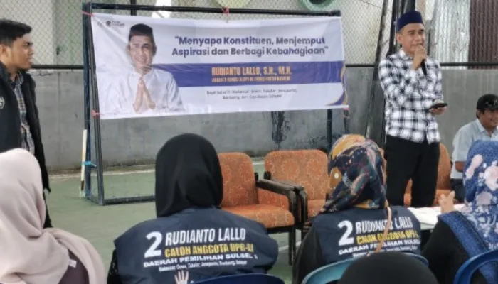 Reses Anggota DPR RI Rudianto Lallo di Tamalate, Warga Sampaikan Aspirasi dan Harapan