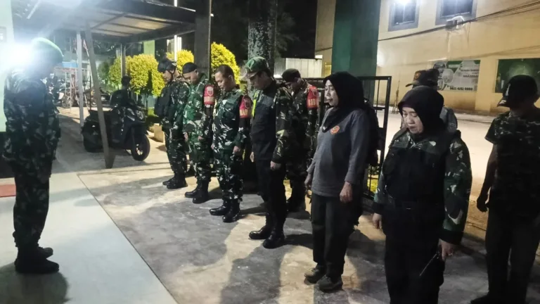 Koramil 1408-09/Tamalate Gelar Patroli Bersama Tripika, Jaga Keamanan Warga di Kecamatan Tamalate