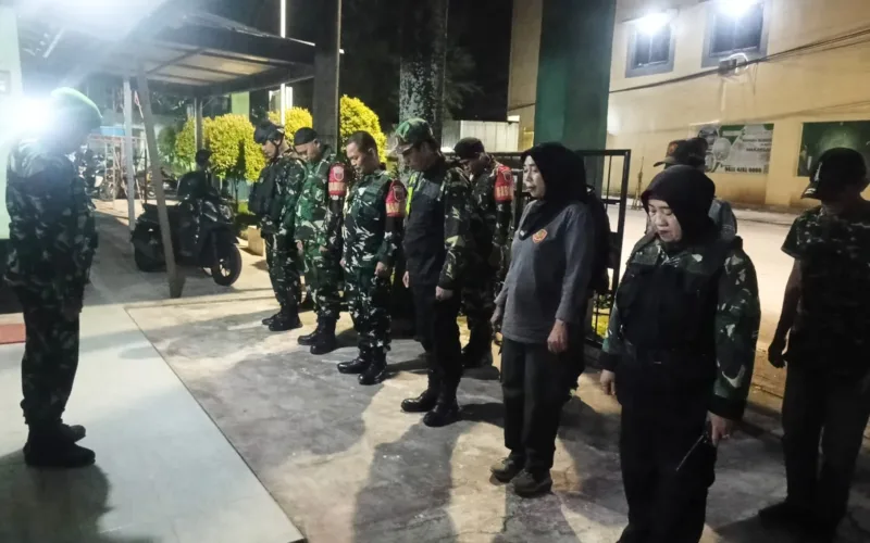 Koramil 1408-09/Tamalate Gelar Patroli Bersama Tripika, Jaga Keamanan Warga di Kecamatan Tamalate