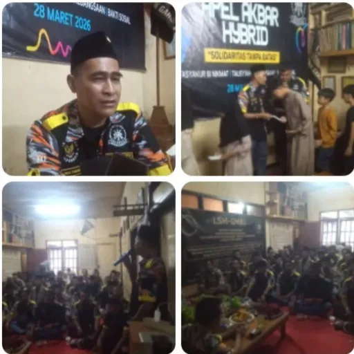 Harlah LSM GMBI ke-24 Dengan Tasyakur Bi Nikmat,Tausiyah Kebangsaan dan Santuan Anak Yatim.