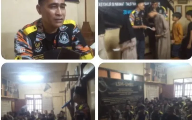 Harlah LSM GMBI ke-24 Dengan Tasyakur Bi Nikmat,Tausiyah Kebangsaan dan Santuan Anak Yatim.