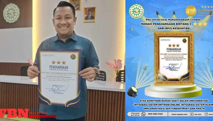 Penghargaan BPJS Kesehatan: RSU UMC Cirebon Raih Bintang 3