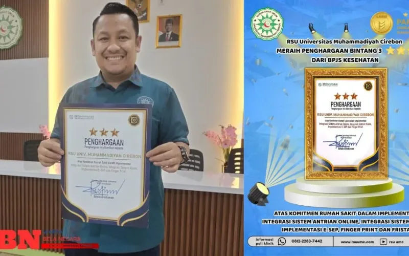 Penghargaan BPJS Kesehatan: RSU UMC Cirebon Raih Bintang 3