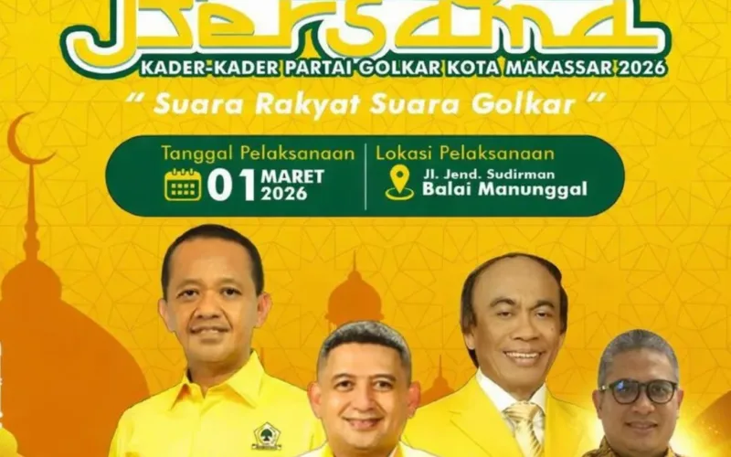 Muh. Nur Alamsyah M., SE., MM., Pimpinan Golkar Kecamatan Tamalate Hadiri Buka Puasa dan Tarawih Bersama DPD Partai Golkar Kota Makassar, Pererat Silaturahmi Kader di Bulan Ramadan