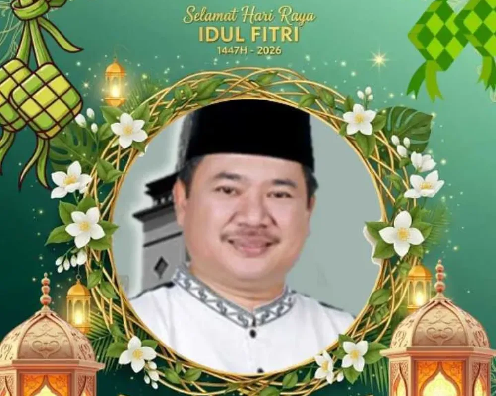 Bupati Garut ke-26 Rudy Gunawan Mengucapkan Minalaizin Walfaizin Mohon Maaf Lahir Bathin 1447 H / 2026 M