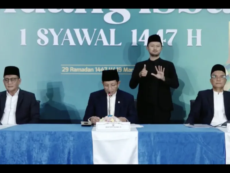 Hasil Sidang Isbat 1 Syawal 1447 H Ditetapkan Pada Sabtu 21 Maret 2026