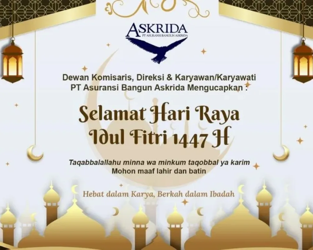 Askrida Mengucapkan Selamat Hari Raya Idul Fitri 1447 H