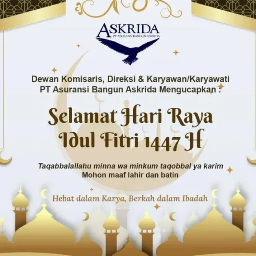 Askrida Mengucapkan Selamat Hari Raya Idul Fitri 1447 H