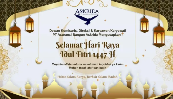 Askrida Mengucapkan Selamat Hari Raya Idul Fitri 1447 H
