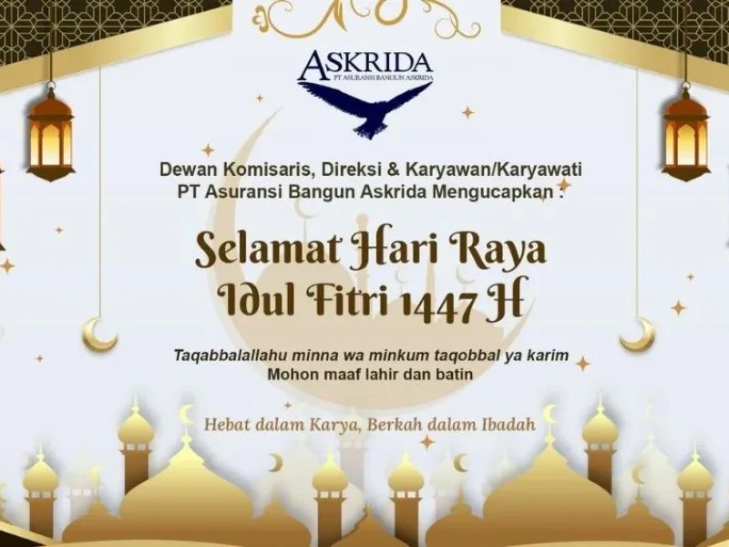 Askrida Mengucapkan Selamat Hari Raya Idul Fitri 1447 H