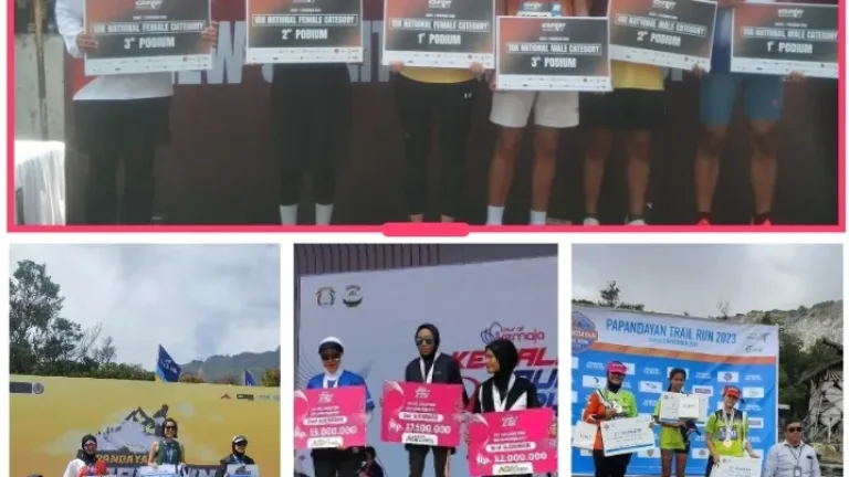 Konsisten Sejak 2020, Polwan Polres Garut Aipda Sugianingsih Raih Deretan Prestasi dalam ajang olahraga Lari