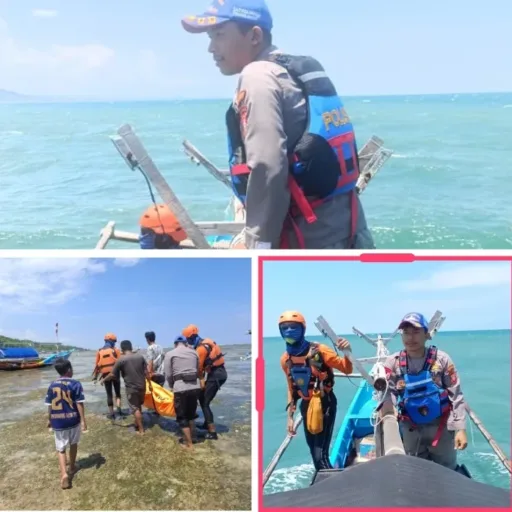 Sat Polairud Dan Tim SAR Gabungan Temukan Nelayan Yang Hilang