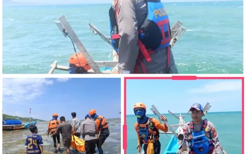 Sat Polairud Dan Tim SAR Gabungan Temukan Nelayan Yang Hilang