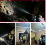 Longsor Akibat Hujan Deras Dinding Rumah Warga Jebol, Polisi Lakukan Cek Lokasi Bencana